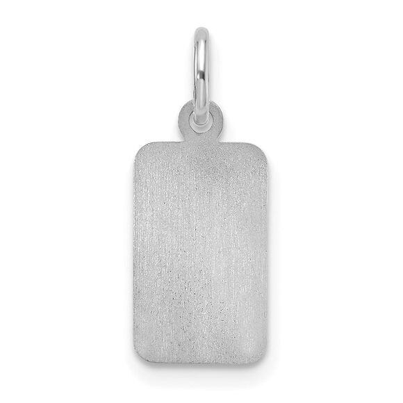 Sterling Silver Rhodium Plated The Ohio State Univ Enamel XS Tag Charm - Picture 3 of 6